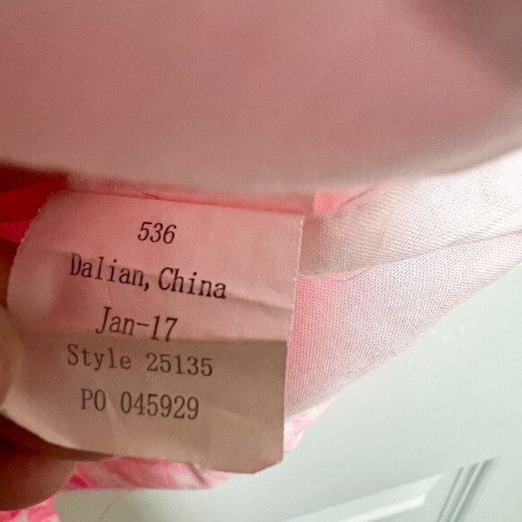 Lilly Pulitzer Mila Shift Hot Pink Flamingo Cocktail Mini Dress Size 0 - Picture 9 of 9